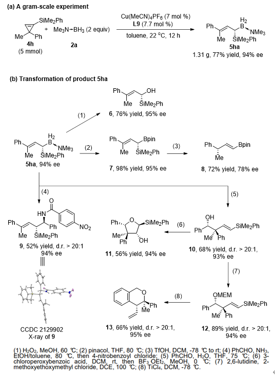 Research: Highly Regio-, Stereo-, And Enantioselective Copper-Catalyzed ...